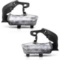 Pair DRL For Toyota Highlander 2014 2015 2016 LED Daytime Running Light Fog Lamp