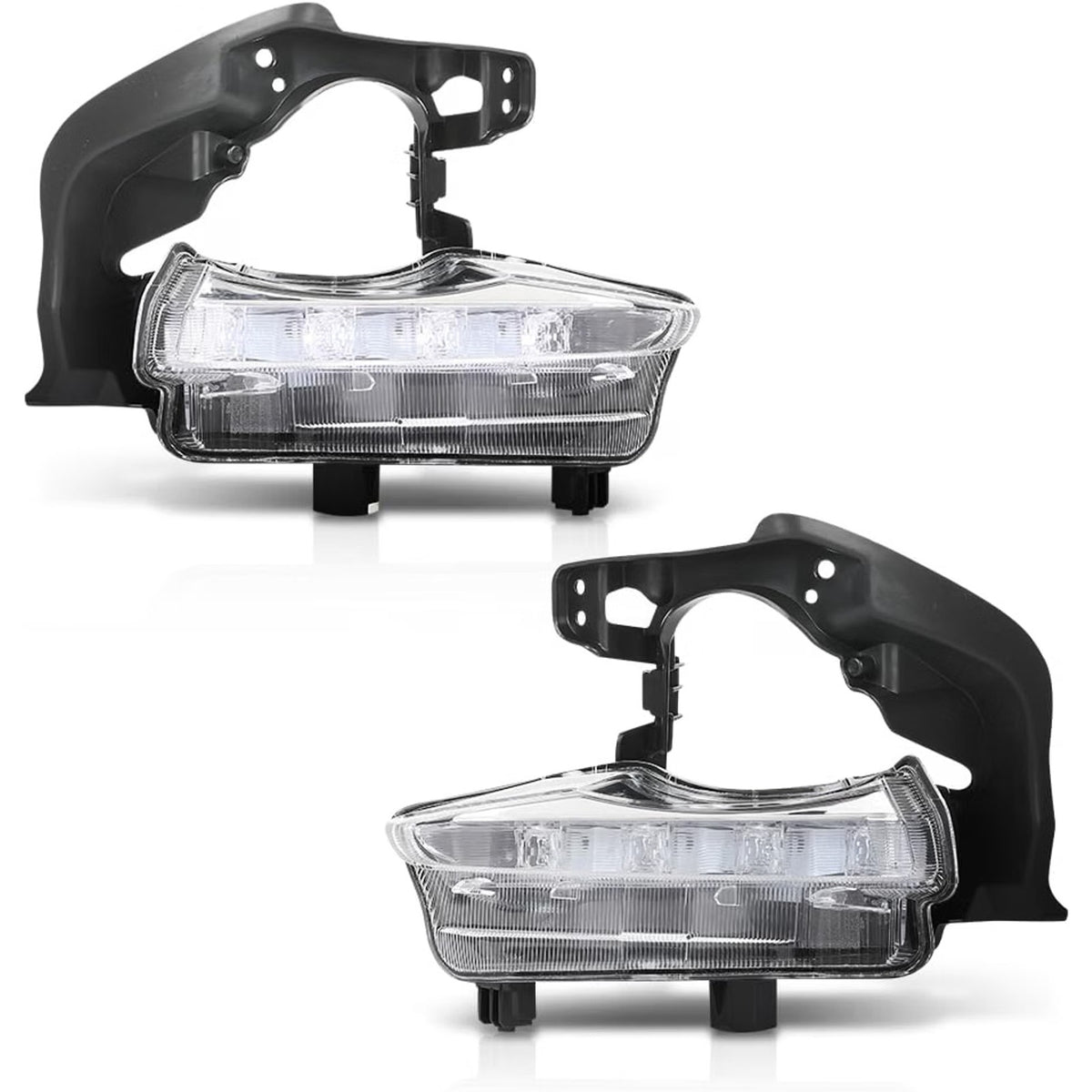 Pair DRL For Toyota Highlander 2014 2015 2016 LED Daytime Running Light Fog Lamp