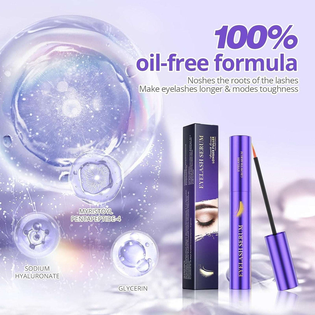 Rapid Eyelash Growth Serum for Thicker, Longer & Stronger Lashes & Brows