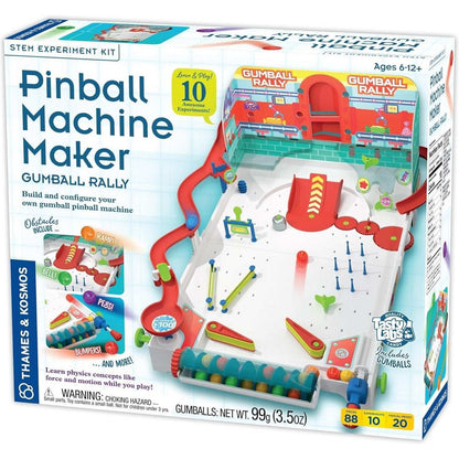 Pinball Machine Maker STEM Experiment Kit + Gumballs - Toy of the Year Finalist