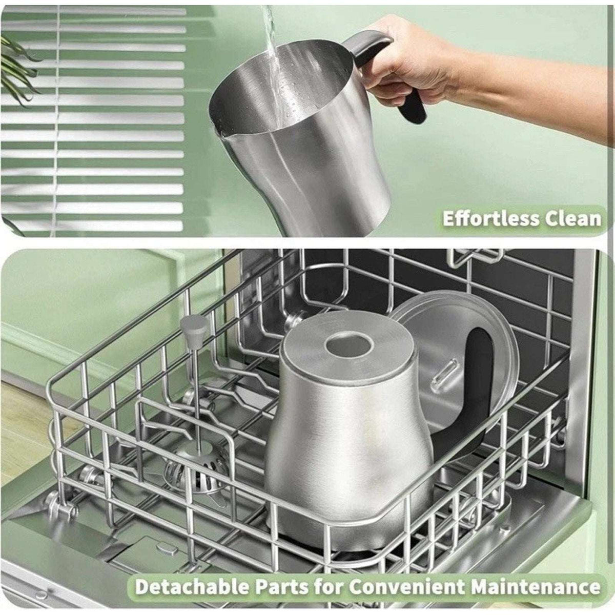 Maestri House DualFro 600 Milk Steamer Frother w Variable Temp & Froth Thickness
