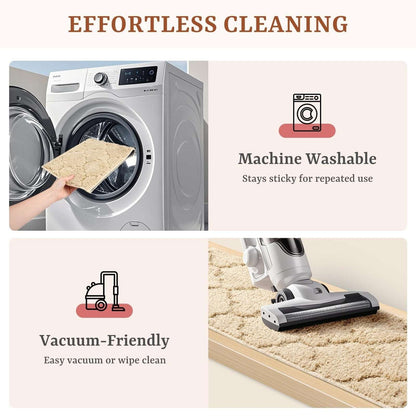 Soft Stair Treads Non-Slip for Wooden Steps, 10pcs 28"x9" Reusable & No Residue