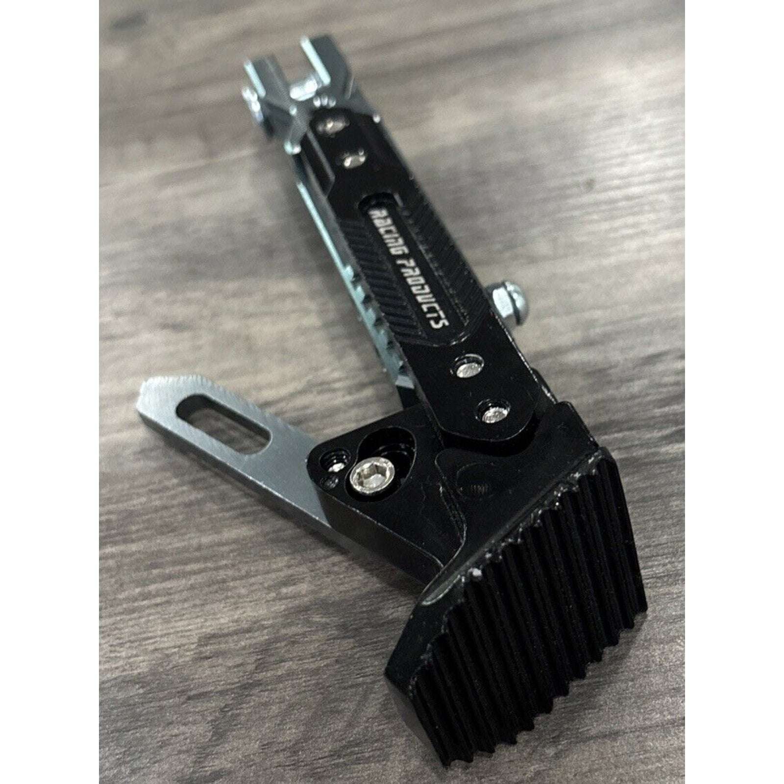 Motorcycle CNC Aluminum Alloy Kickstand Foot Side Support Adjustable READ