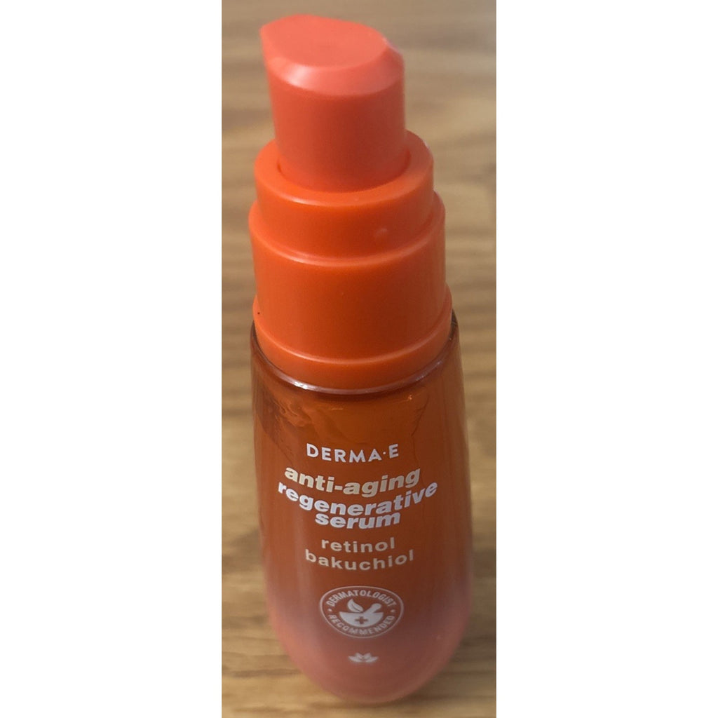 DERMA E ANTI-AGING Regenerative Serum Retinol+ Bakuchiol 1.7floz NEW Missing Cap