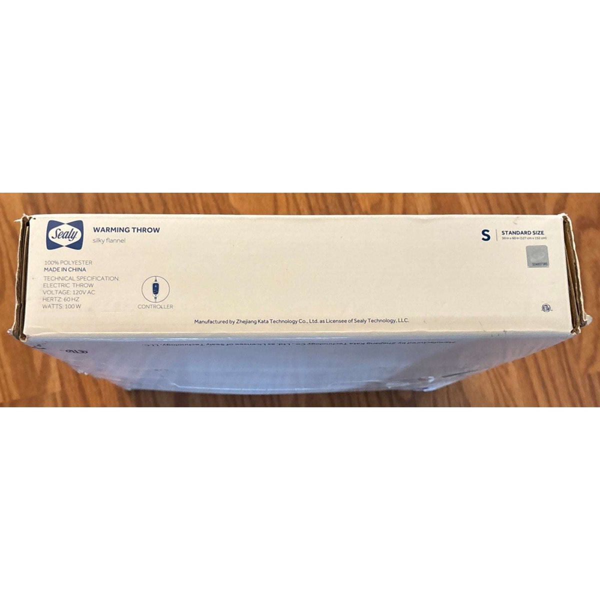 SEALY Electric Heating Blanket Soft Silky Flannel 6 Heat Settings, Auto Shut OFF