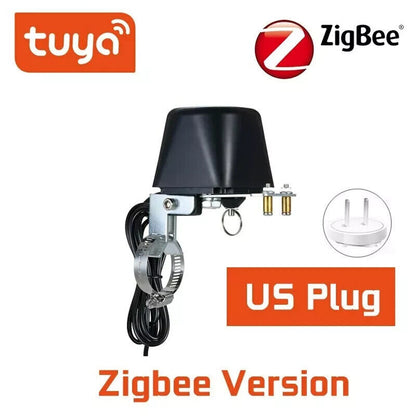 WiFi / Zigbee Smart Valve Controller For Water Gas Auto ON/Off Alexa Apple Googl