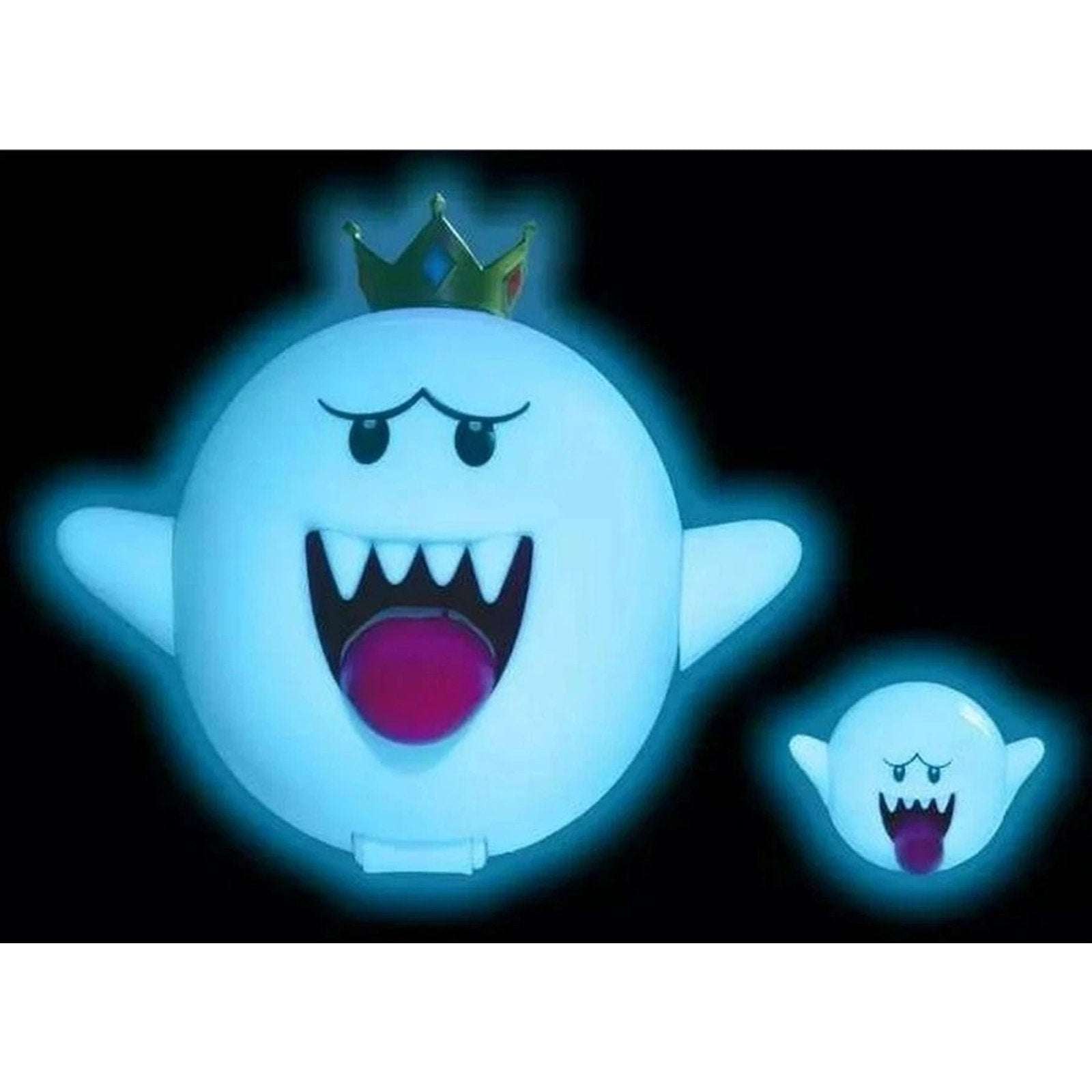 Super Mario Bros Boo, King Boo & Luigi Glow in Dark Set Jakks Pacific Nintendo