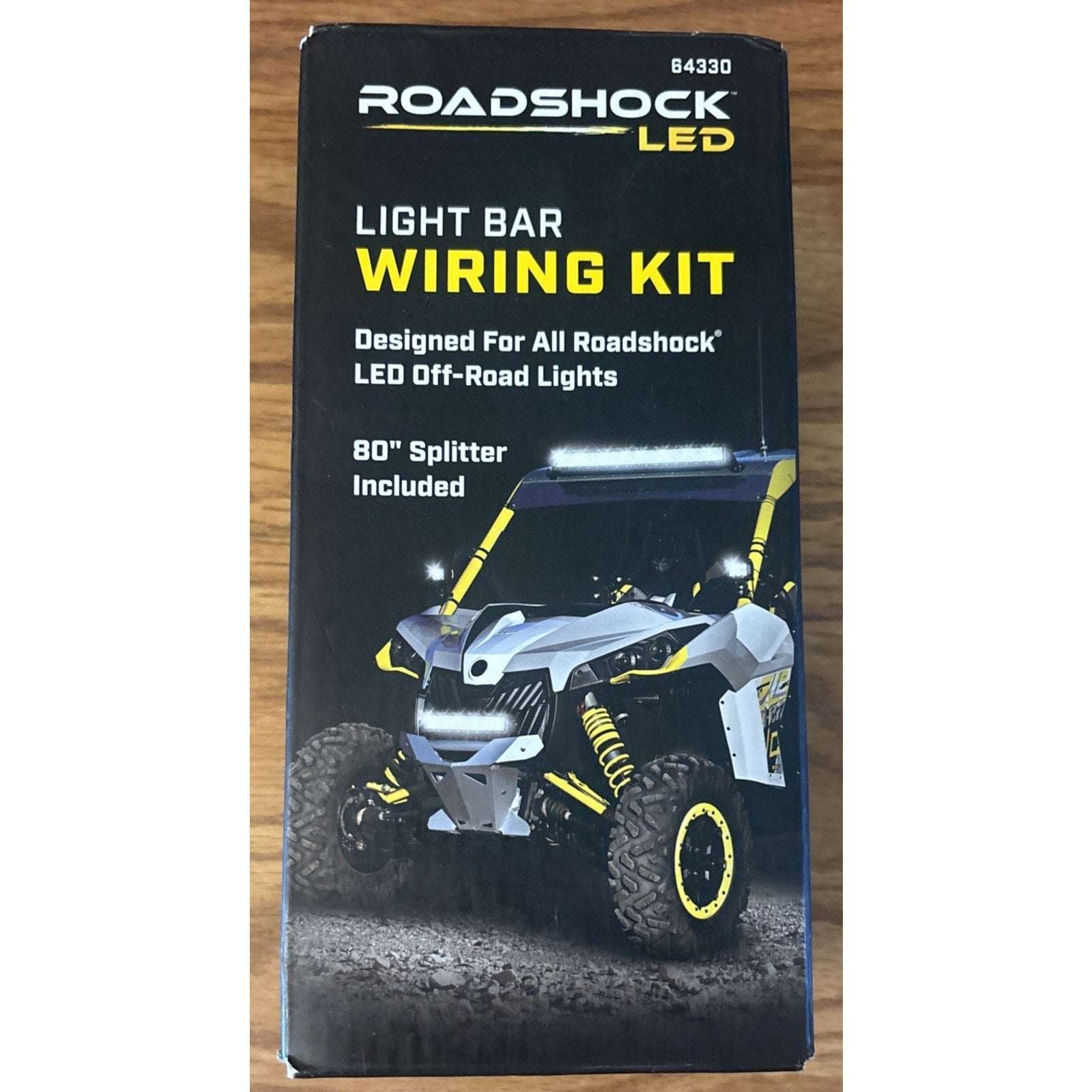 ROADSHOCK OFFROAD LED Light Bar Wiring Harness Kit 40A Relay +80" Splitter 64330