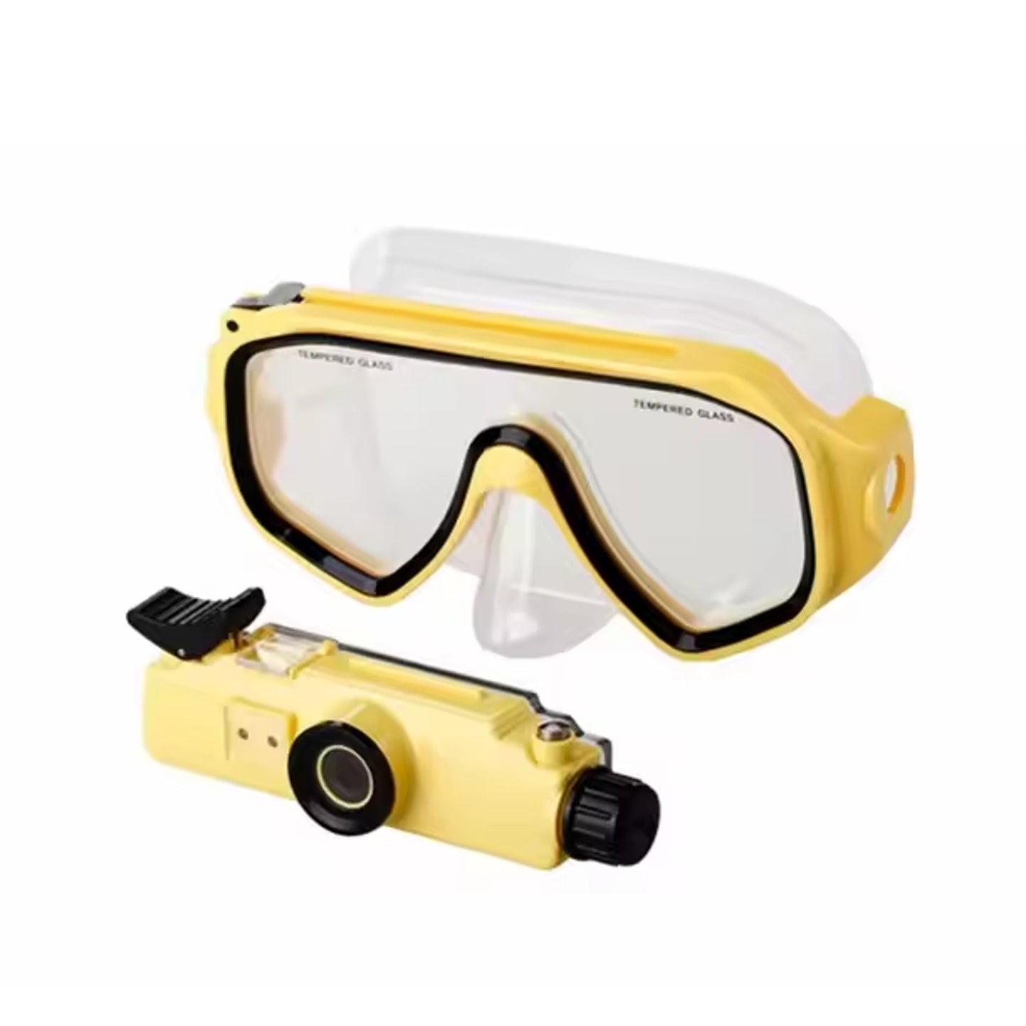 Underwater 5.0MP Digital Camera Diving Snorkeling Mask, DVR W/ HD 1080P/2K Video