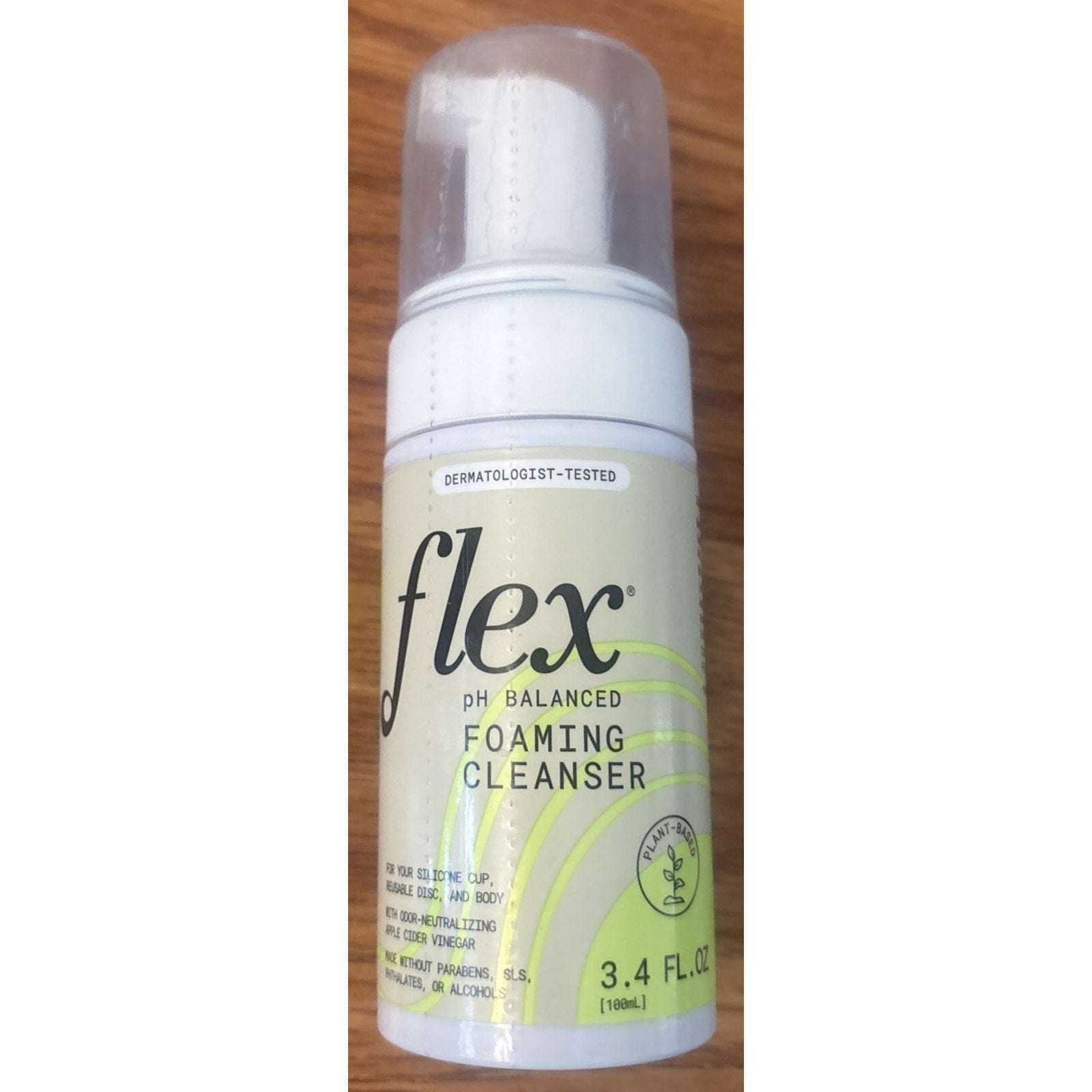Flex pH Balanced Foaming Wash for Cup/Body Intimate Odor Neutralizer 3.4oz (2PK)