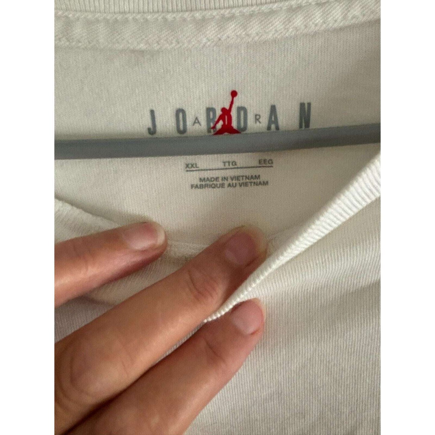 Nike Air Jordan 23 Engineered '85 Long Sleeve Dunk Contest White T-Shirt Sz XL