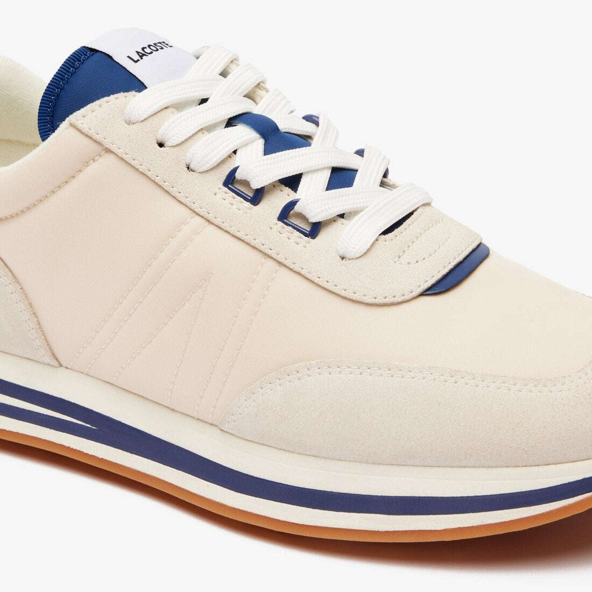 Lacoste L-Spin 223 1 SMA 746SMA0005 Off-White Navy Streetwear Mens Sneakers 11.5