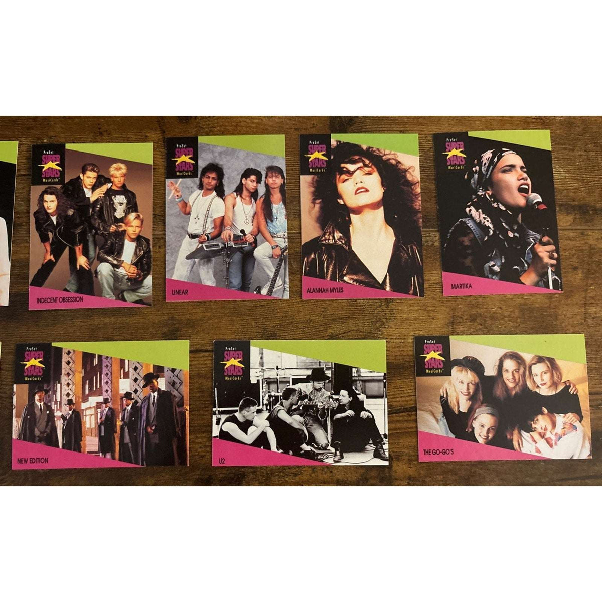 1991 Pro Set Super Stars Music Cards Lot of 43 Ziggy Marley Madonna U2 INXS ++