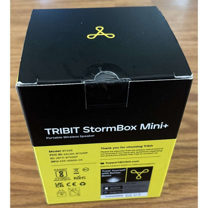Tribit StormBox Mini+ Portable Waterproof Bluetooth RGB Speaker 360° Sound BTS33