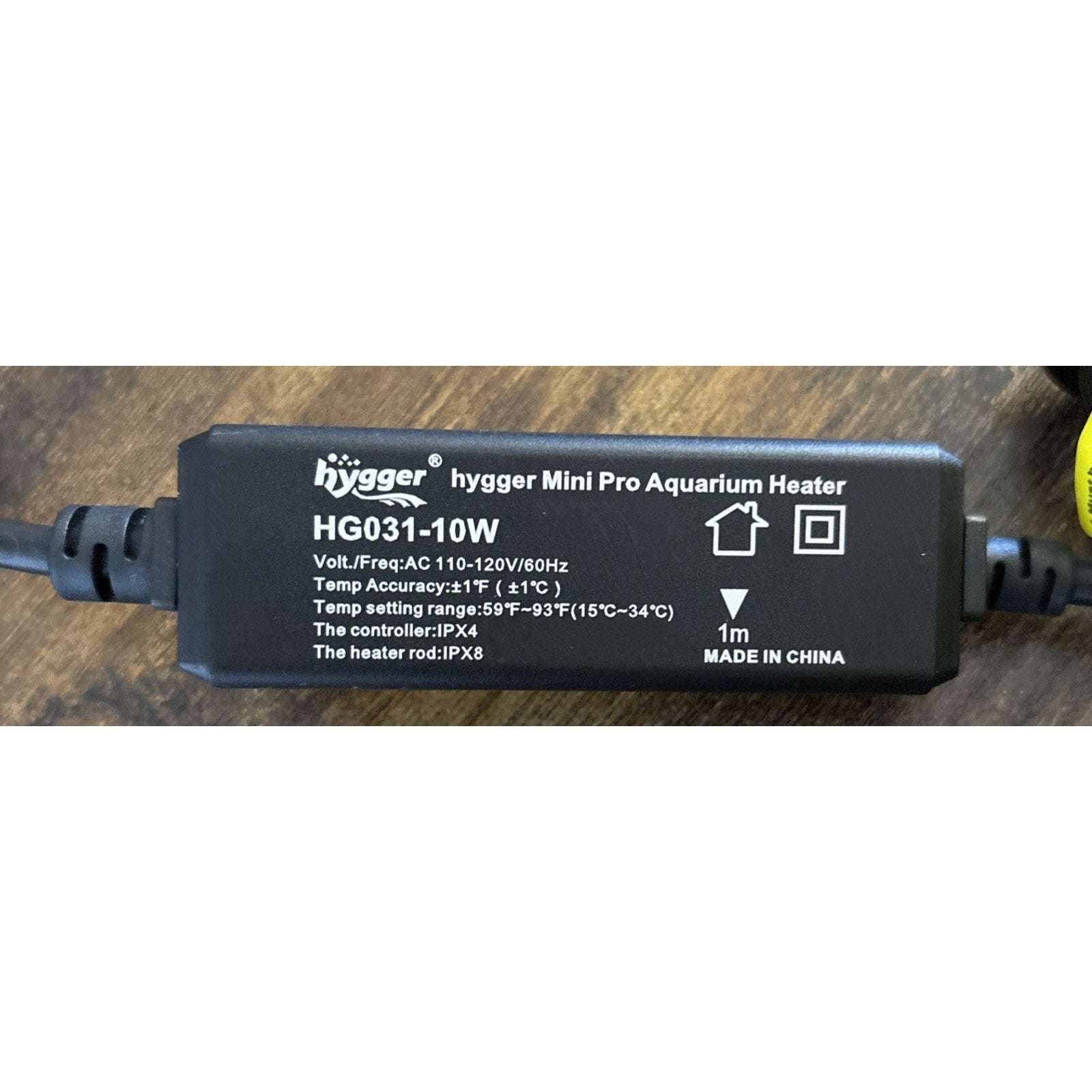 hygger Pro Aquarium Heater Submersible Fish Tank Adjustable 10W HG031 Fresh/Salt