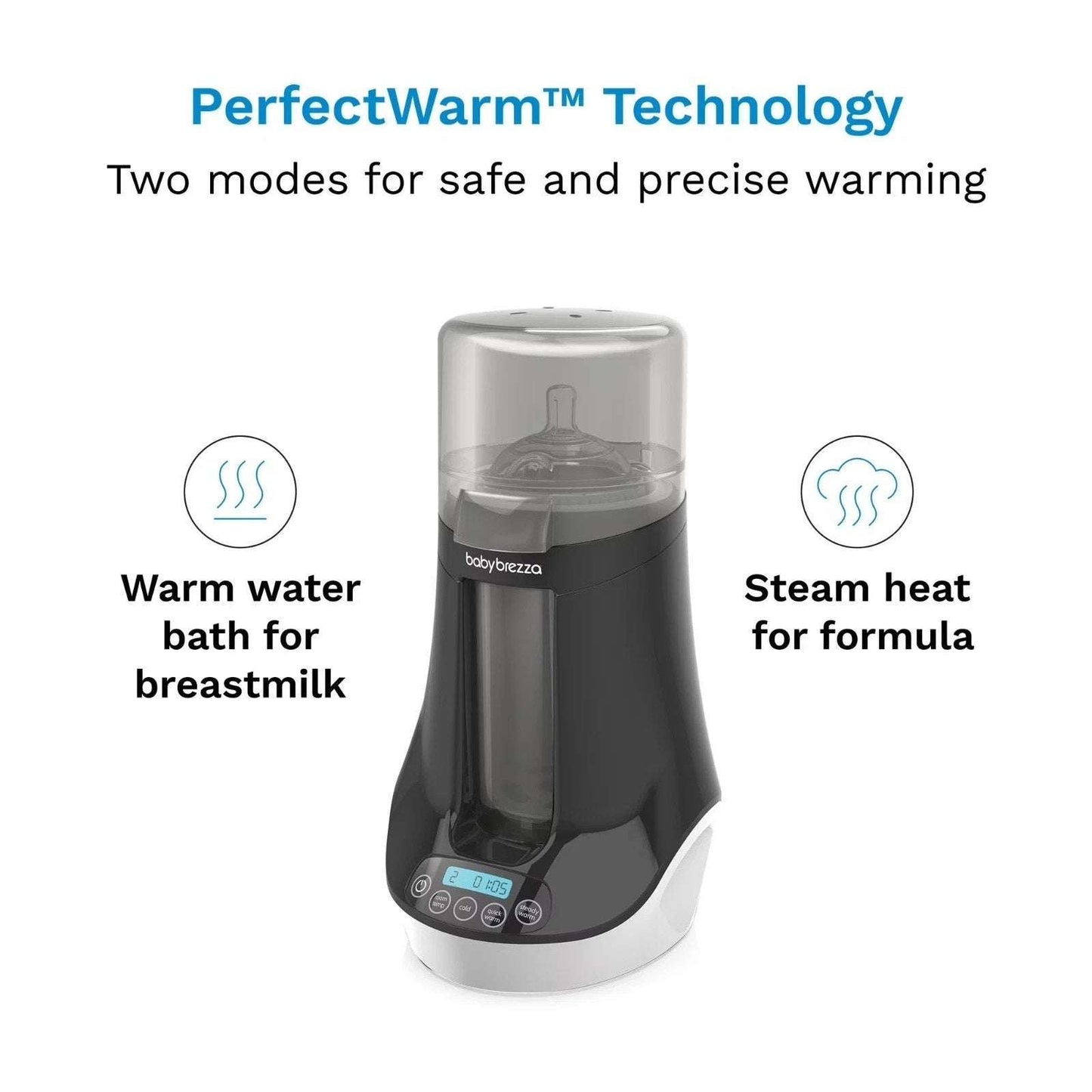 Baby Brezza Bottle/Formula & Breast Milk Warmer Electric Fast & Precise w Memory