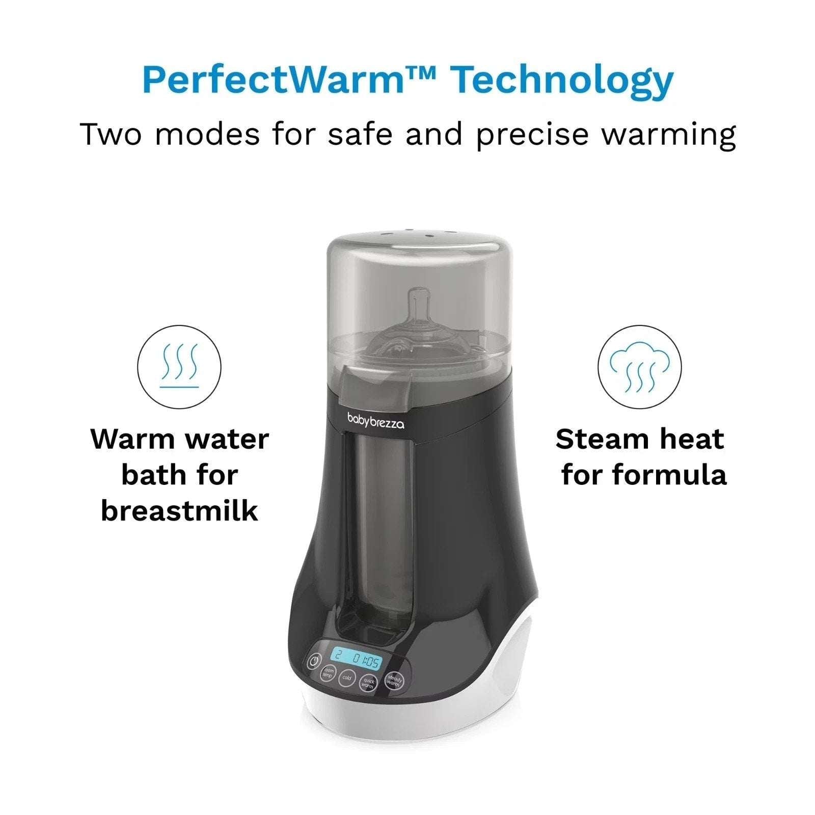 Baby Brezza Bottle/Formula & Breast Milk Warmer Electric Fast & Precise w Memory