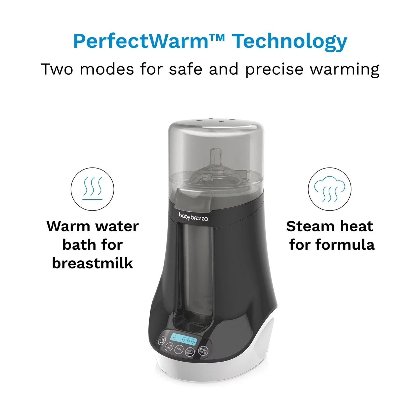 Baby Brezza Bottle/Formula & Breast Milk Warmer Electric Fast & Precise w Memory