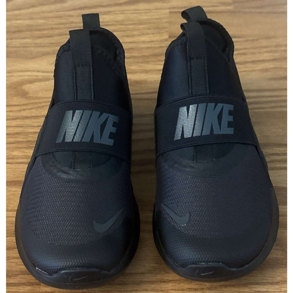 IF2893-001 GRADE SCHOOL NIKE FLEX RUNNER 4 Slip On Black Size 3.5Y GS