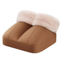 Mynt Foot Warmer with Vibration Massage, Plush Suede and Wool, Fast Heating