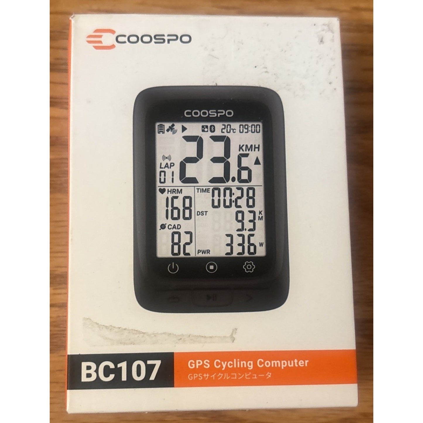 COOSPO BC107 Bluetooth ANT+ Dual GPS Cycling Computer Waterproof Bike Tracker