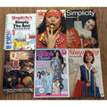 6 Vintage Simplicity Sewing Books, Quick & Quilted, Homemaker Sew Style & The Be
