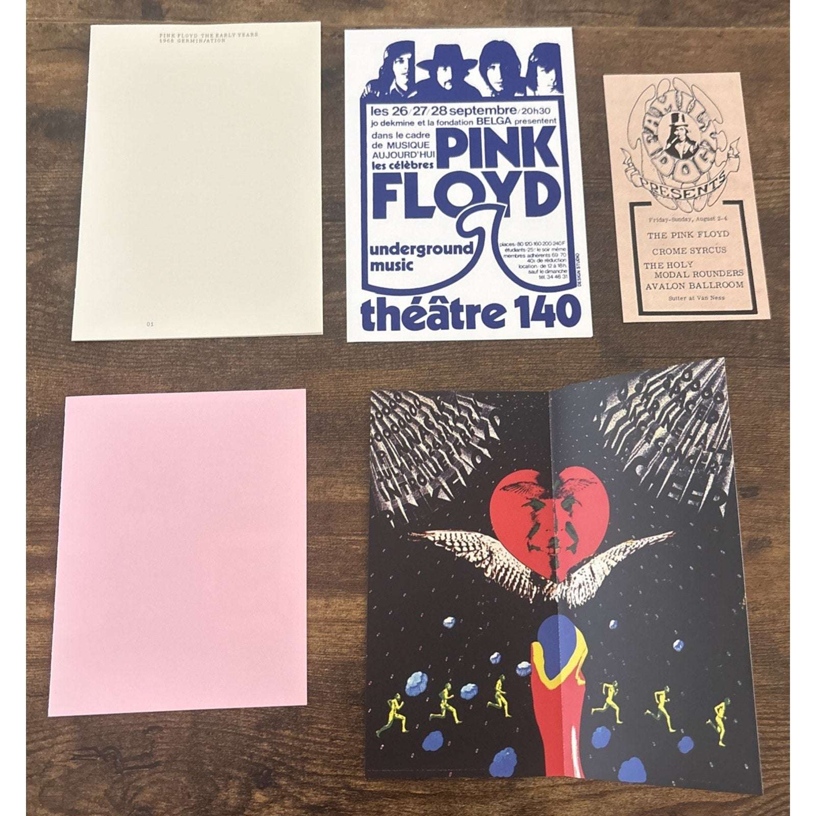 Pink Floyd: The Early Years 1968 Germin/ation CD DVD Blu Ray 3 Disc Box Set