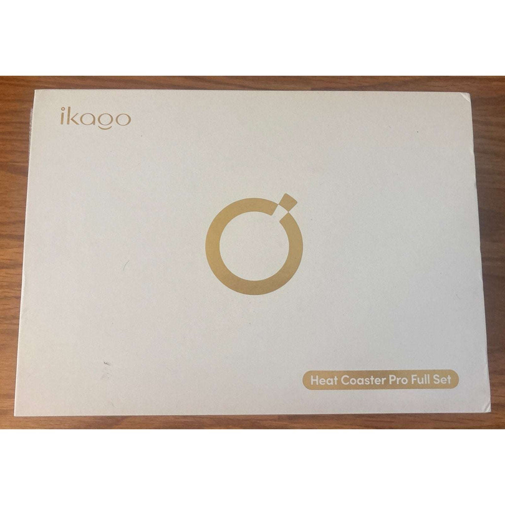 Ikago Smart Heated Coaster & Mug Warmer PRO Set - Auto-Off, Precise Temp Control
