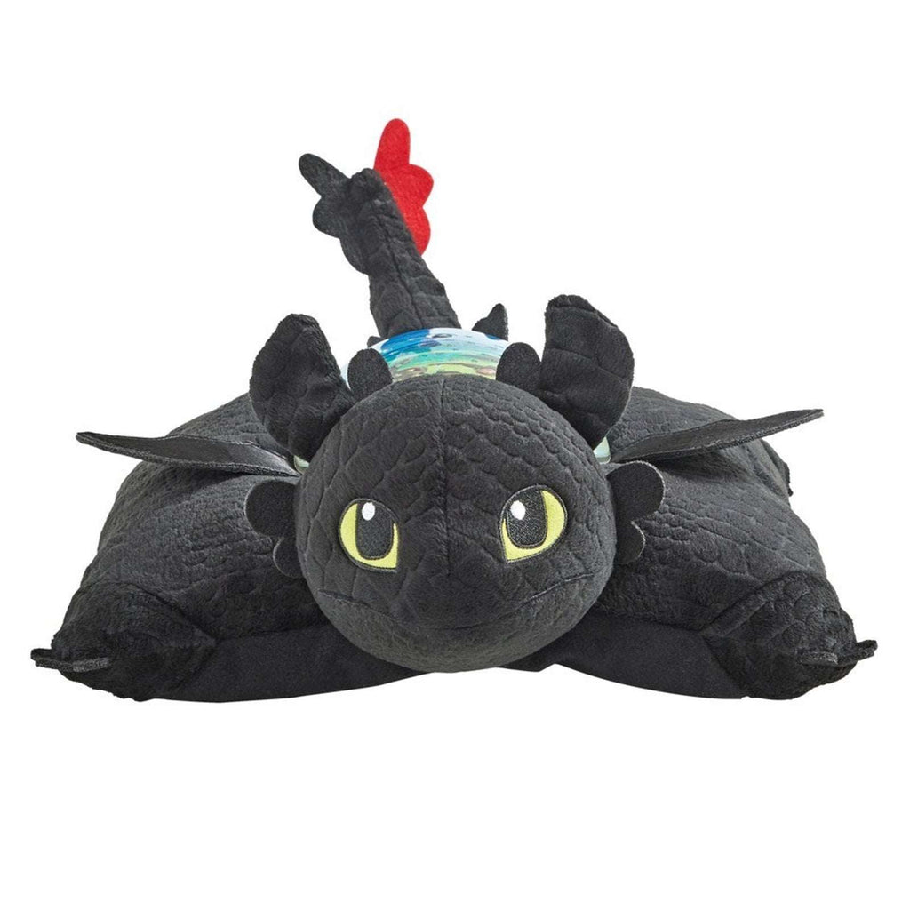 How To Train Your Dragon Toothless Pillow Pet Dreamworks Light Projector Glows