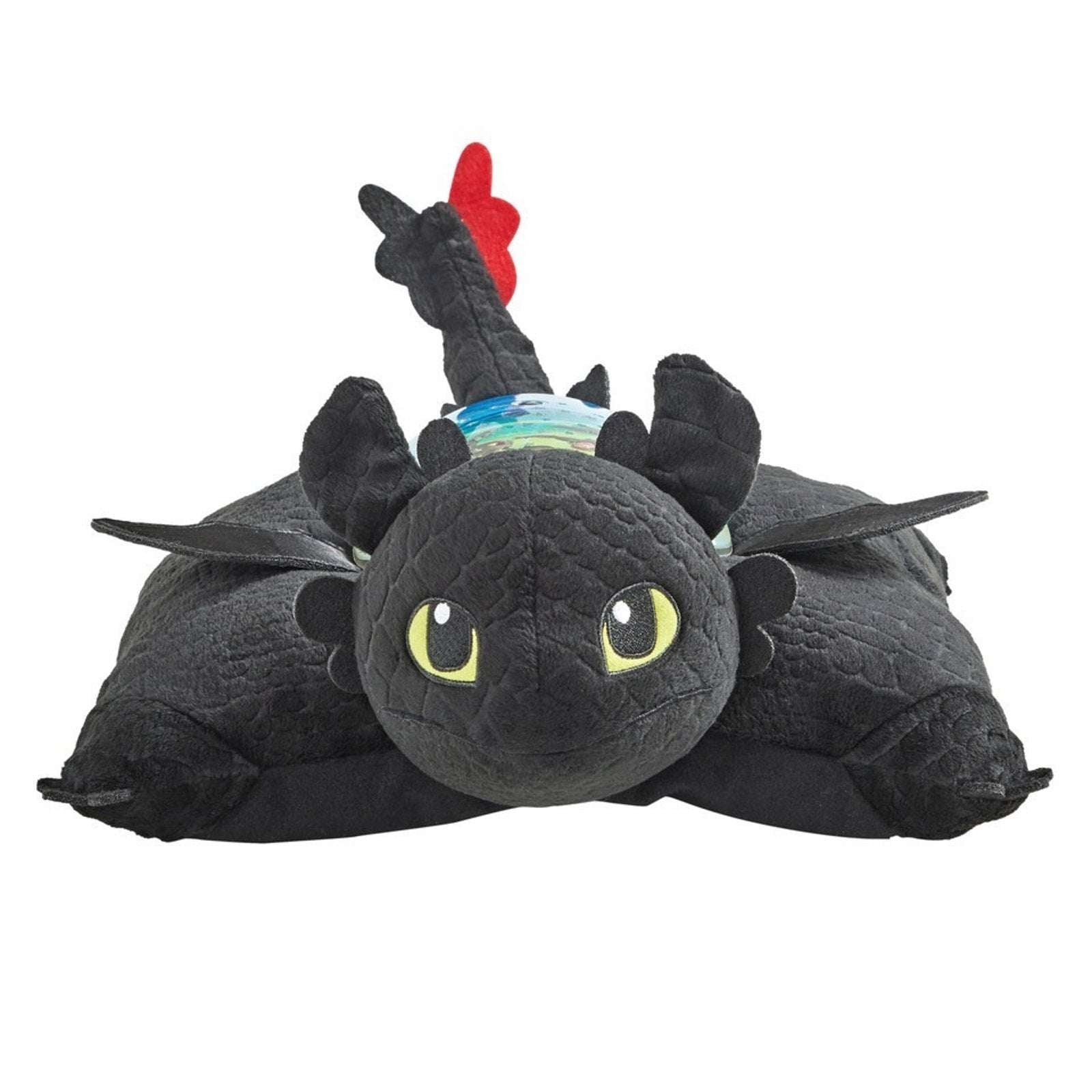 How To Train Your Dragon Toothless Pillow Pet Dreamworks Light Projector Glows