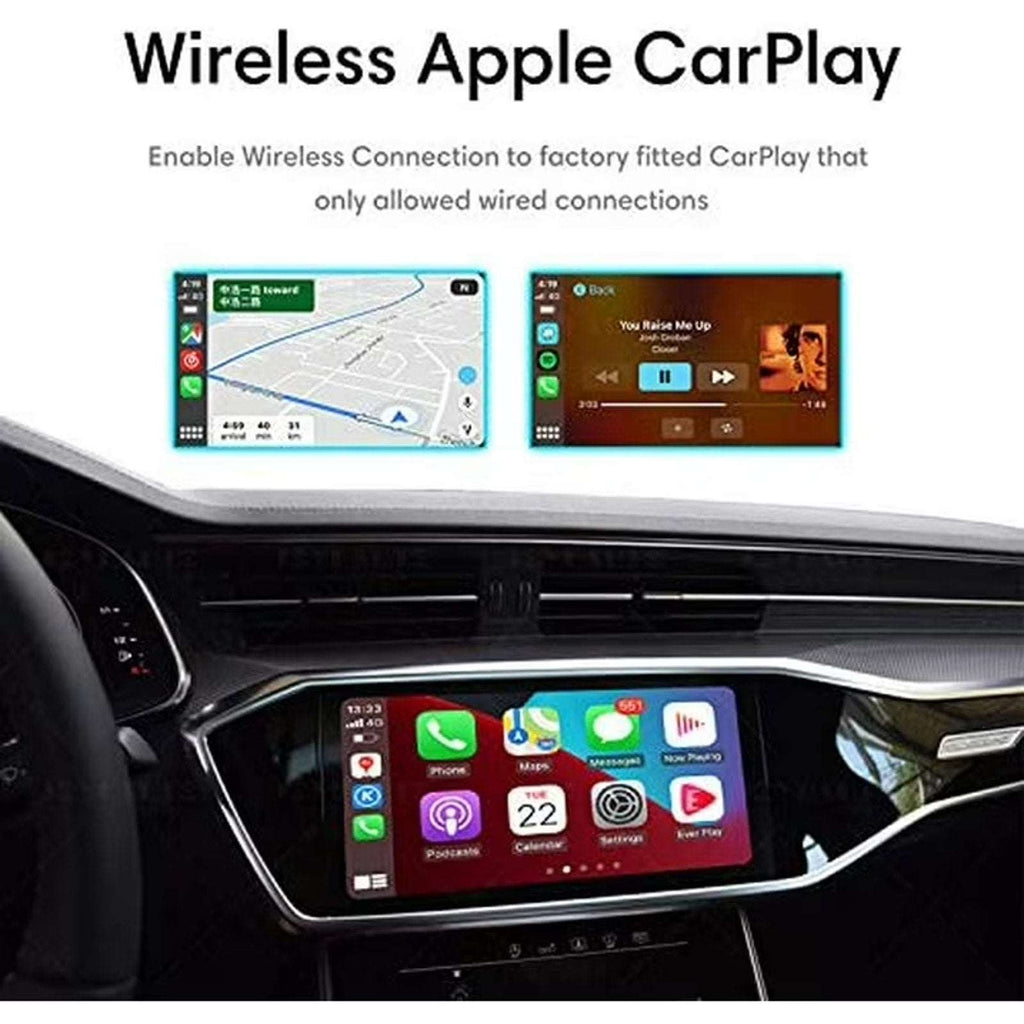 MMB Wired to Wireless CarPlay Android Auto USB Dongle AI Box PRO w/ Mirror-Link