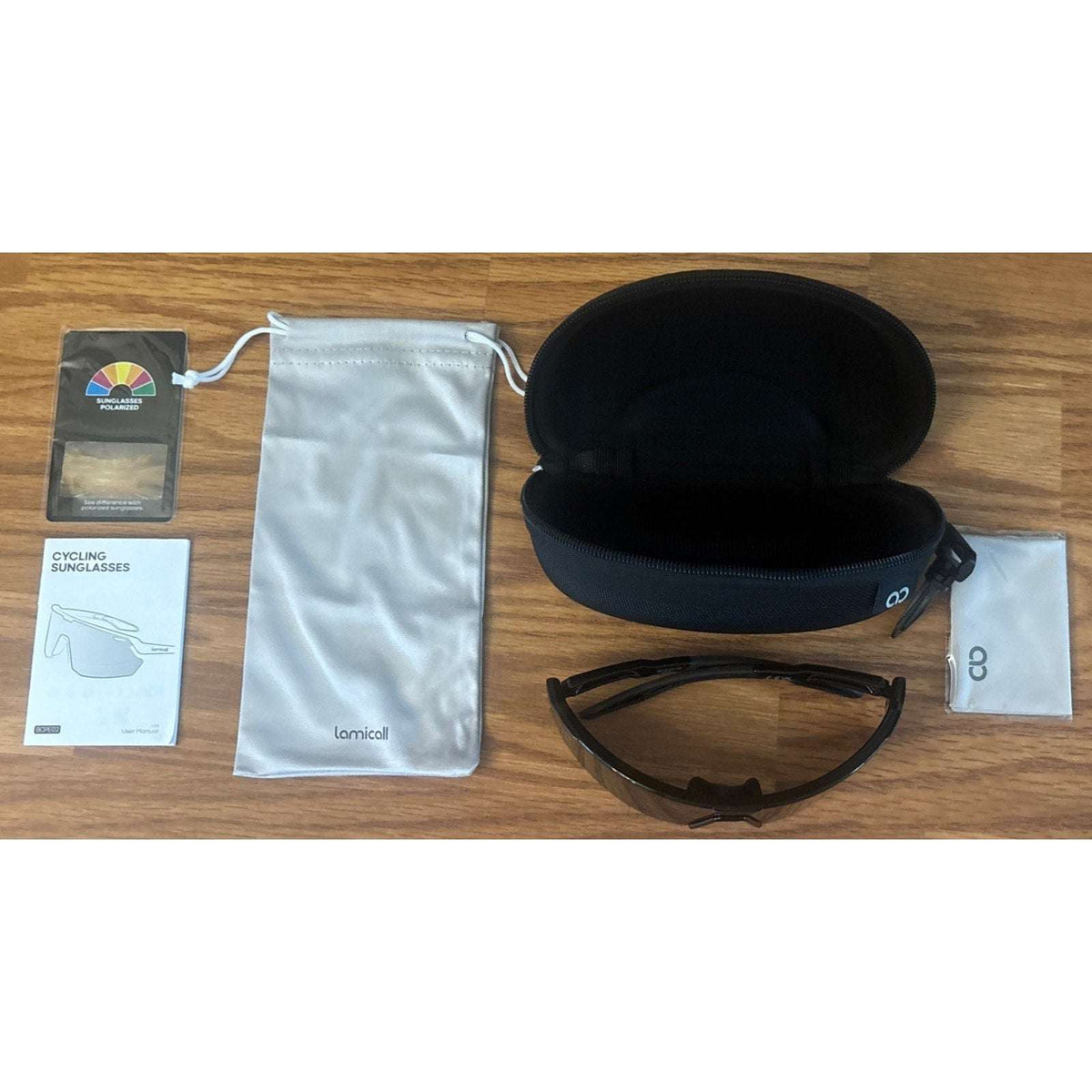 Lamicall 24g HD Polarized UV400 Sports Sunglasses Fishing Running Baseball Golf