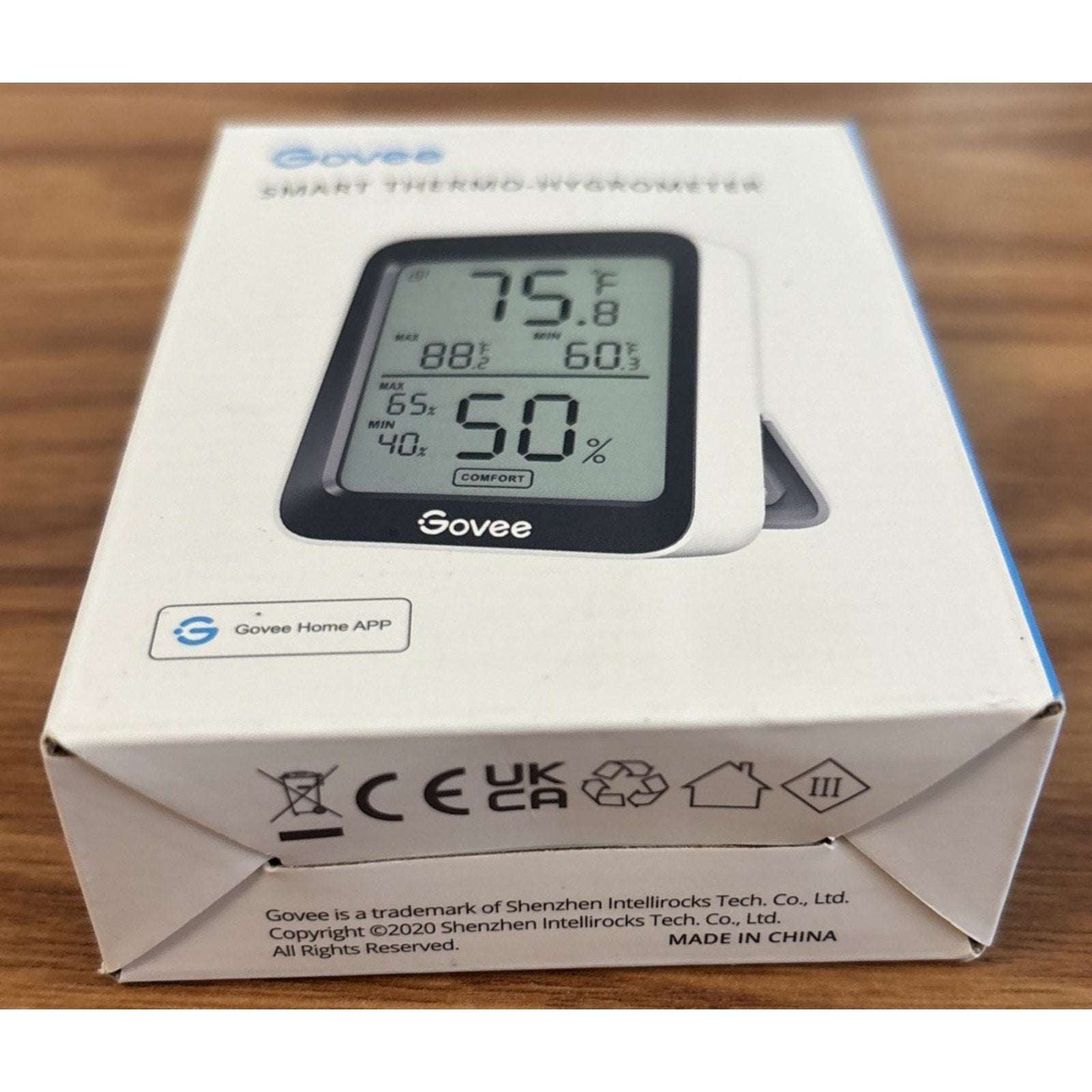 Govee Smart Thermo-Hygrometer H5075 Temperature & Humidity Sensor App Control