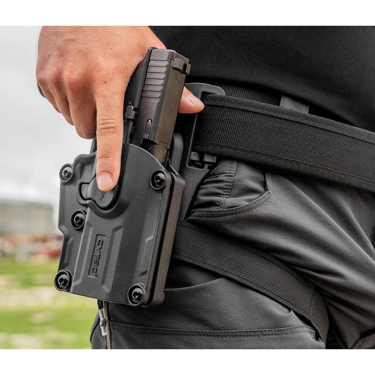 Cytac Level II RH Tactical Low Ride Drop Leg Holster Universal 100+ Pistol Glock