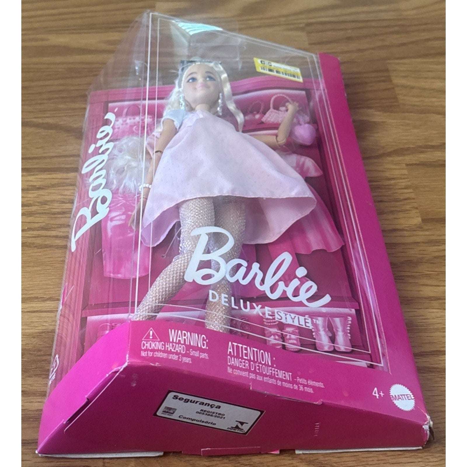 Barbie Deluxe Style #3 Blonde Hair Pink Dress Sunglasses 11.5” Doll 2024 Mattel