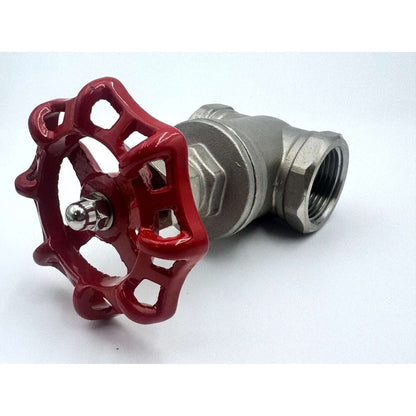 1" NPT Stainless Steel Gate Shut Off Valve Water Oil Gas Plumbing & HVAC Systems