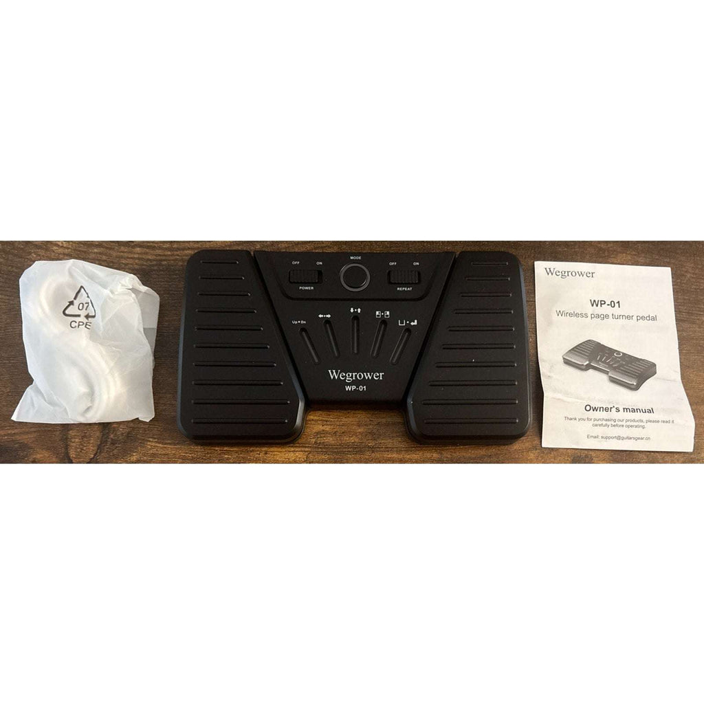 Wireless Bluetooth Page Turner Foot Pedal Musical Instruments iPad Phones Tablet