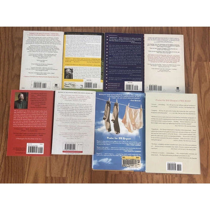 BILL BRYSON - LOT OF 8 BOOKS INCLUDING A WALK IN THE WOODS (2HCDJ, 6 PB) 1st Ed.