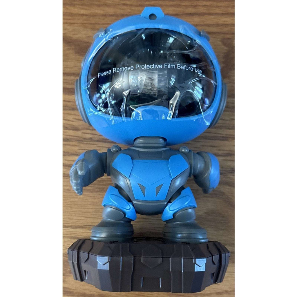 BLUE Robot Astronaut Galaxy Star Projector Lamp & Bluetooth Speaker w/ Remote