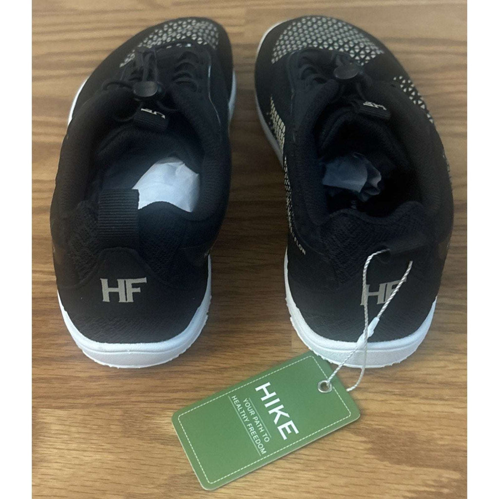 Hike Footwear HF Flow Barefoot Shoes For Foot, Knee & Back Black/Tan 7.5 US