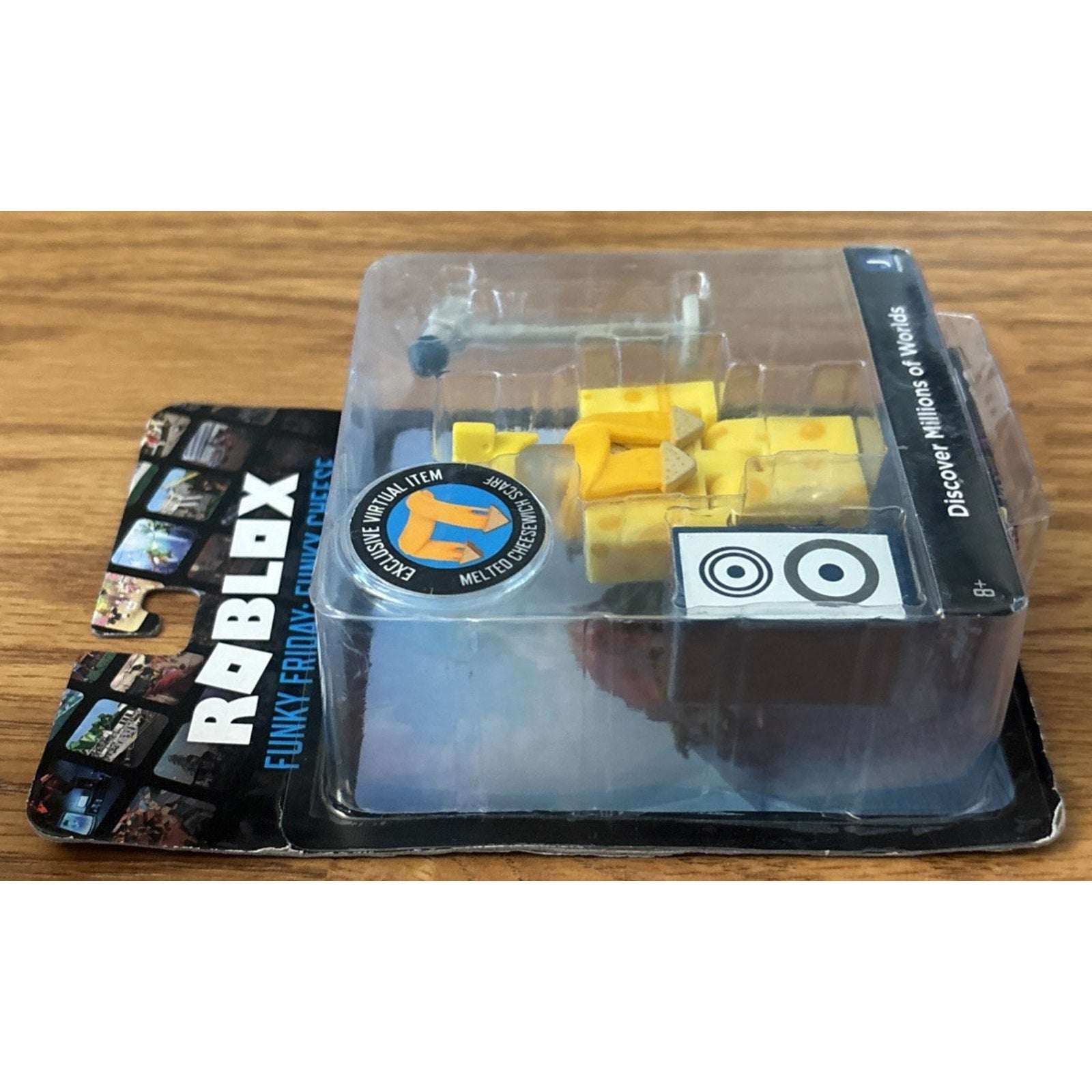 Jazwares Roblox Funky Friday Funky Cheese Action Figure & Exclusive Virtual Code