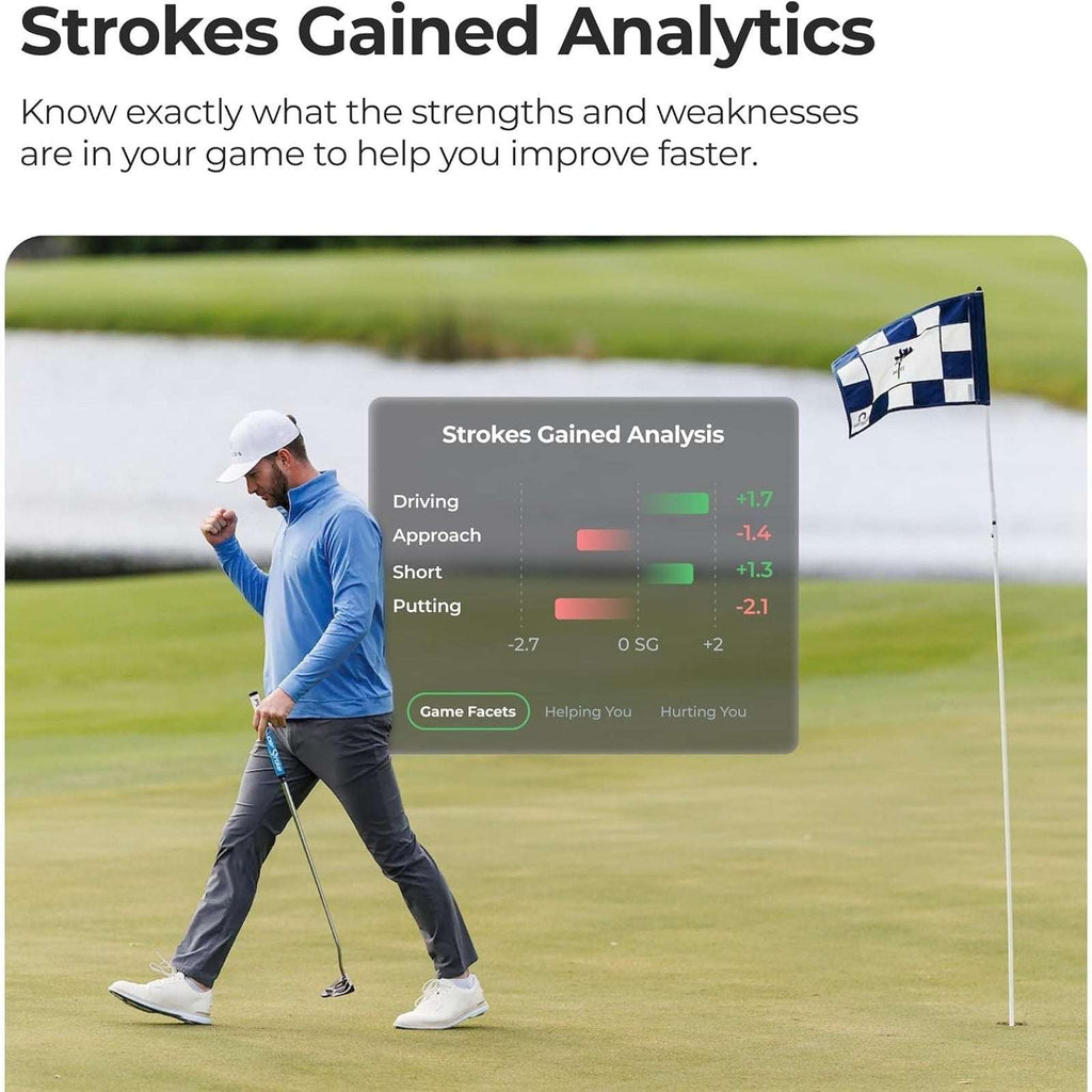 ARCCOS GOLF Gen 4 SMART SENSORS Smoke 80015 AI GPS Rangefinder Game Tracking Set
