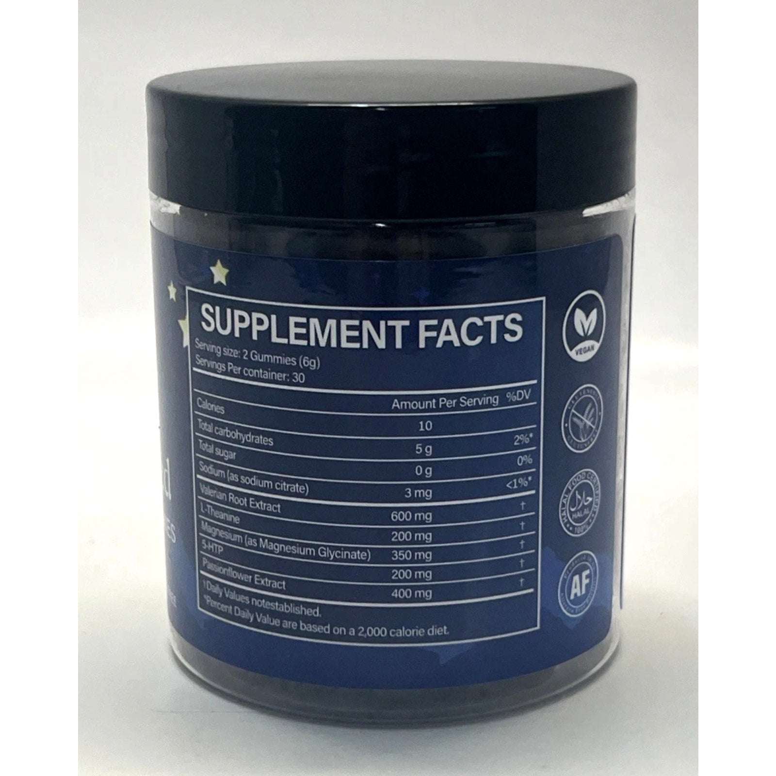 Rapid Ripped Natural Sleep Melatonin Free Gummy 60 Gummies Exp 4/27 Strawberry