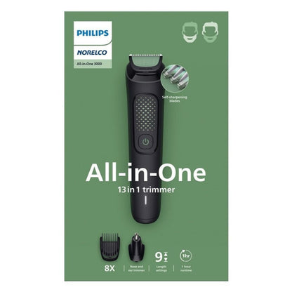 Philips Norelco All-In-One 3000 Series 13-in-1 Beard & Hair Trimmer MG3919/50