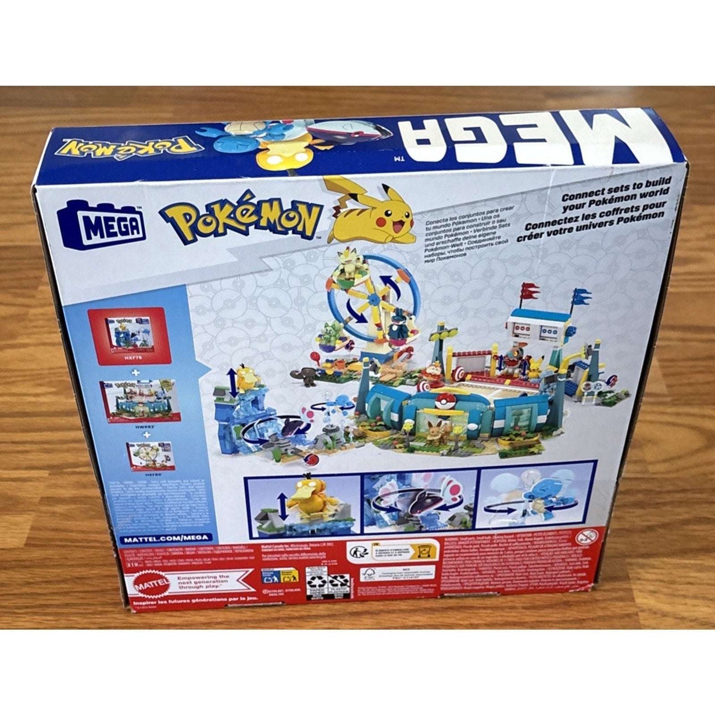 Mega Bloks Pokémon HXF79 Pokémon Aquatic Adventures Motion Building Set