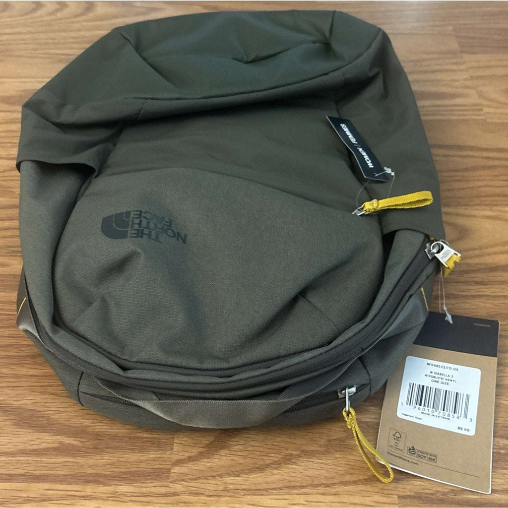The North Face Women’s Isabella 3.0 Backpack 20L - Green Heather/Arrow Yellow