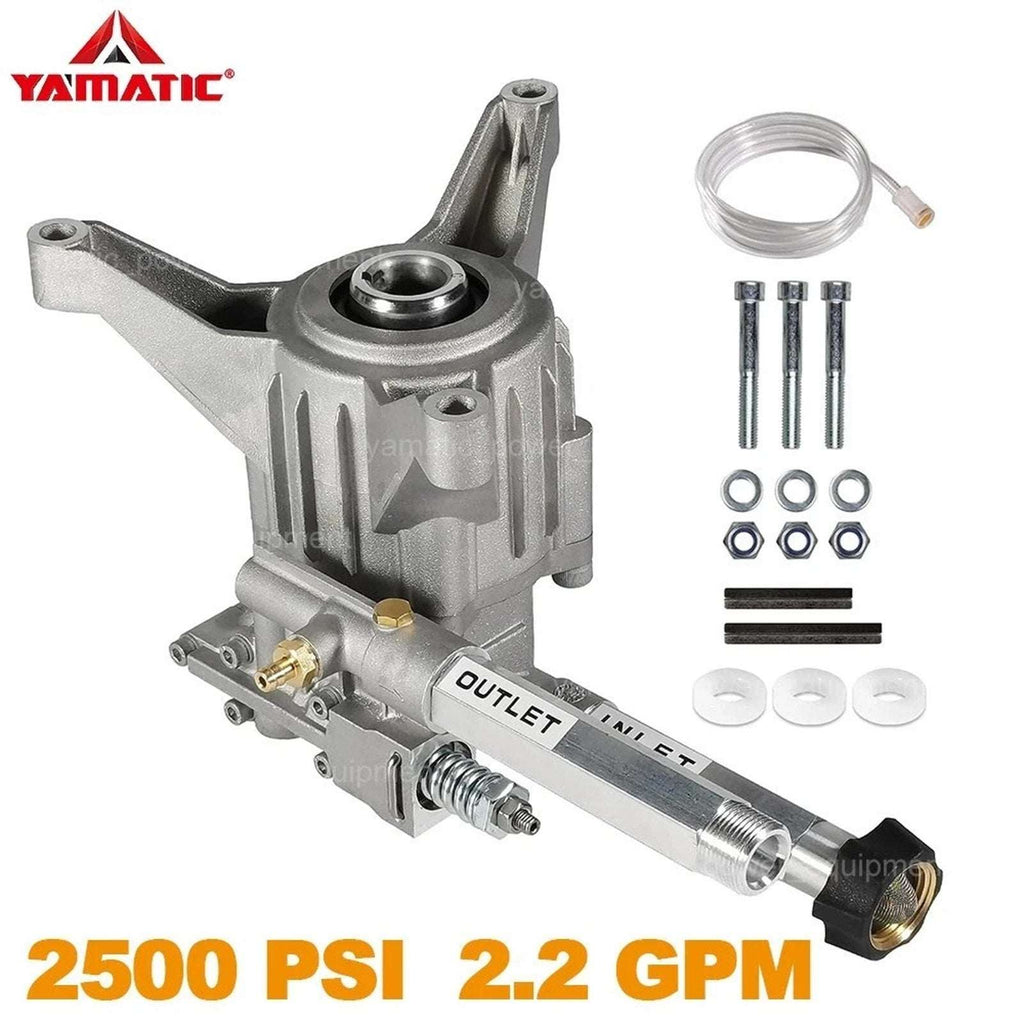 YAMATIC 7/8" Shaft Vertical Pressure Washer Pump 2200-2500 PSI 2.2 GPM