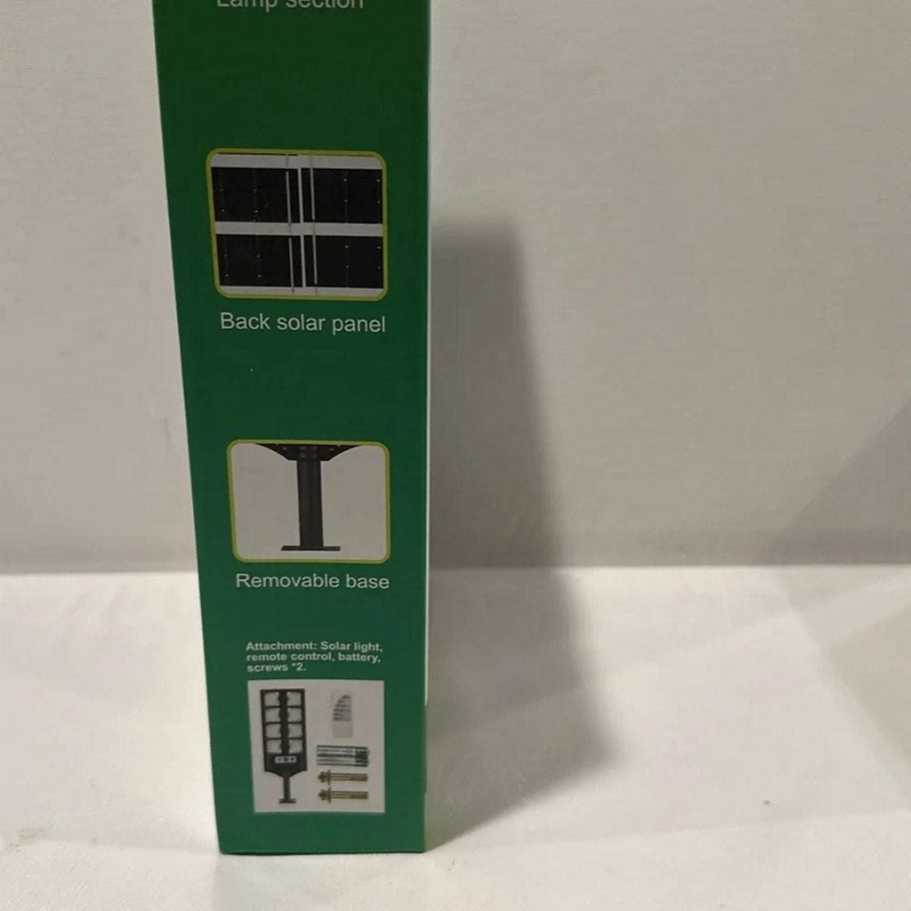 Outdoor Solar LED Street Flood Light Dusk To Dawn Remote Controlled & Waterproof
