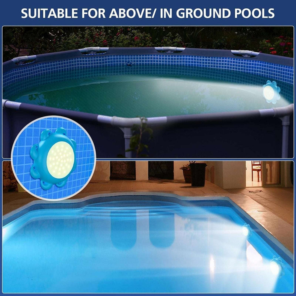 LED Pool & Fountain RGB Light Kits for Above Ground/Inground Pools APP w/Control
