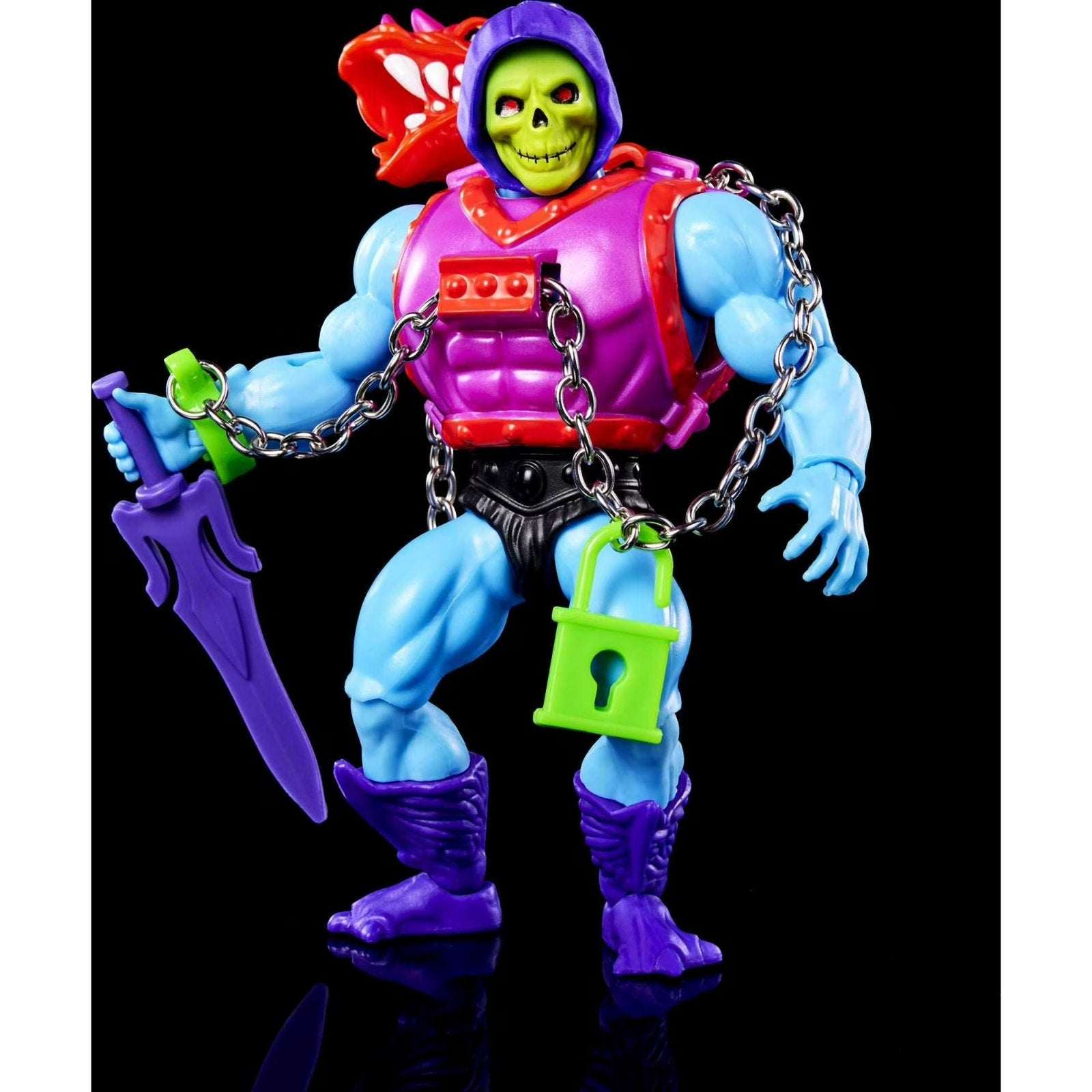 Masters of the Universe Deluxe Dragon Blaster Skeletor 2022 w/ Spraying Dragon